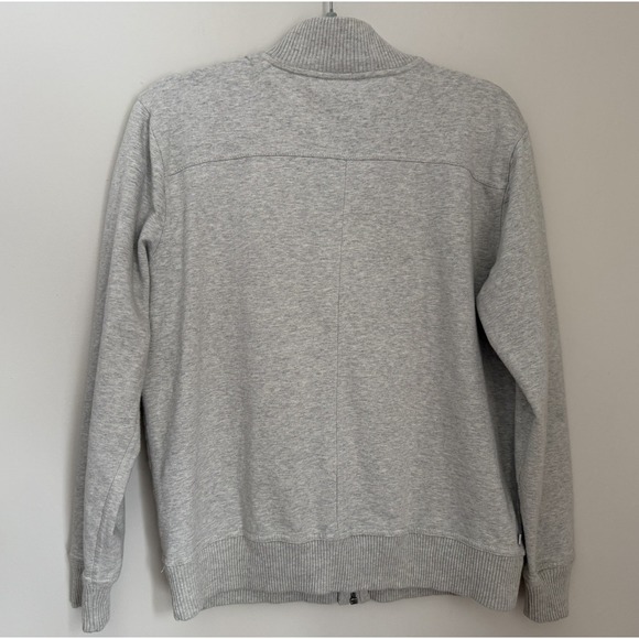 Lauren Ralph Lauren Sweatshirt Women L Full Zip Mock Neck Gray Spring Pickleball - Picture 13 of 13
